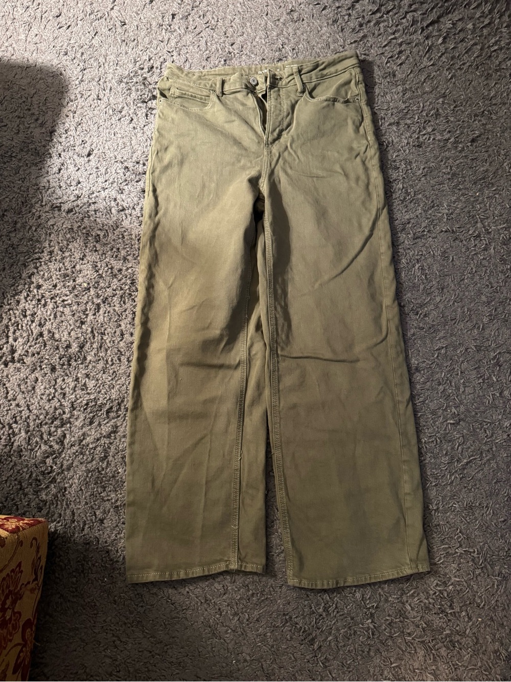 Women’s Old Navy Olive Green Wide-Leg Pants